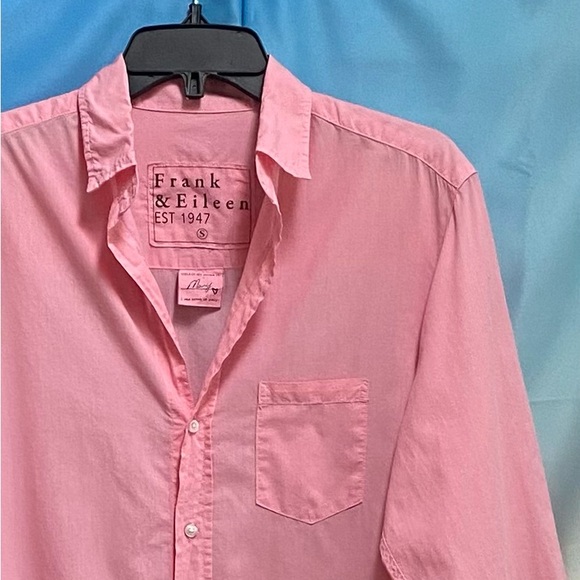 Frank & Eileen MARY Classic Shirtdress Size: S Pink - Picture 5 of 16